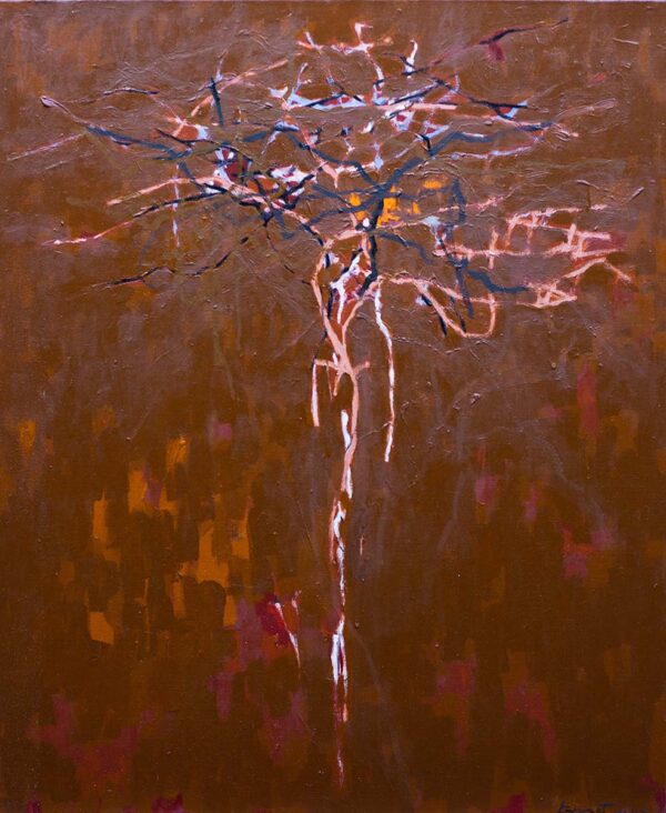 Nos racines 2022-2023 Huile sur toile 61 x 50 cm